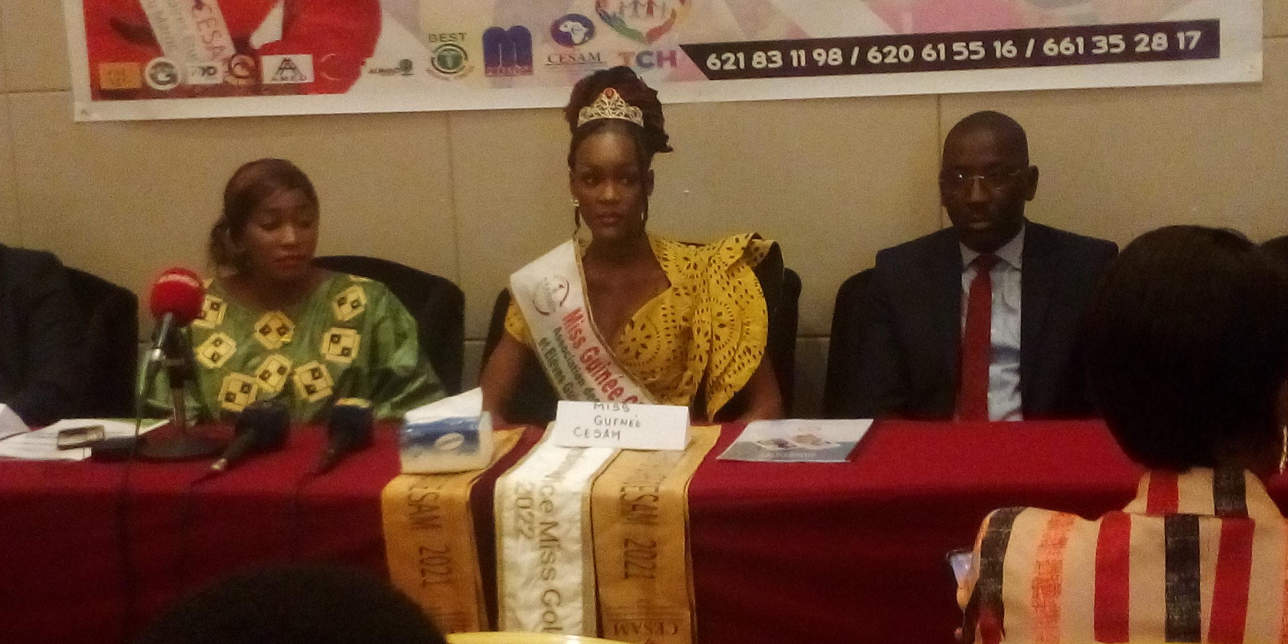 Miss Guinée CESAM 2021: Un projet de 70.000€ destinés aux enfants( Aïcha Cissé).