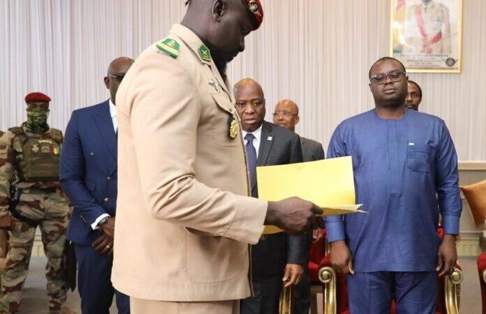 Le colonel Doumbouya promet de ‘’réaliser les infrastructures liées à l’organisation de la CAN’’ SPORT