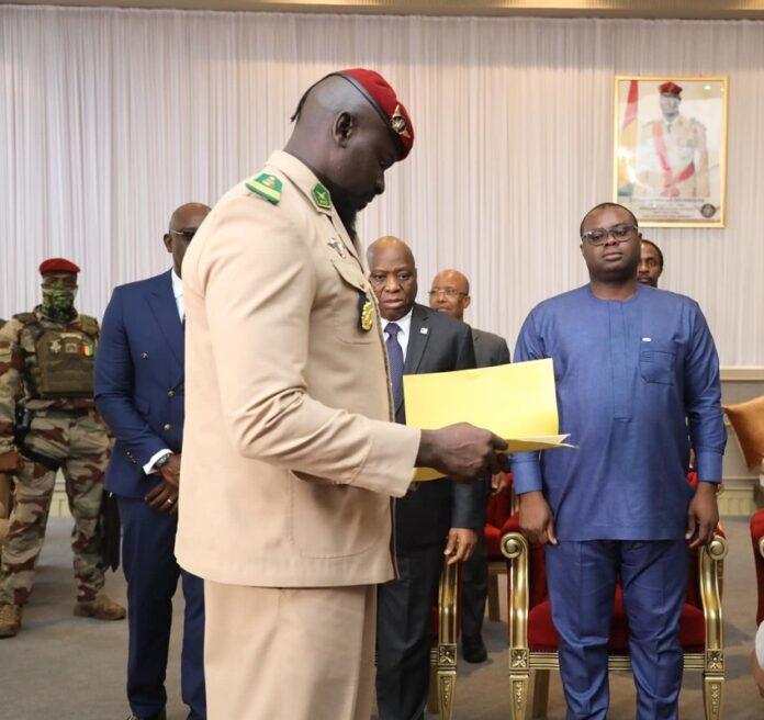 Le colonel Doumbouya promet de ‘’réaliser les infrastructures liées à l’organisation de la CAN’’ SPORT