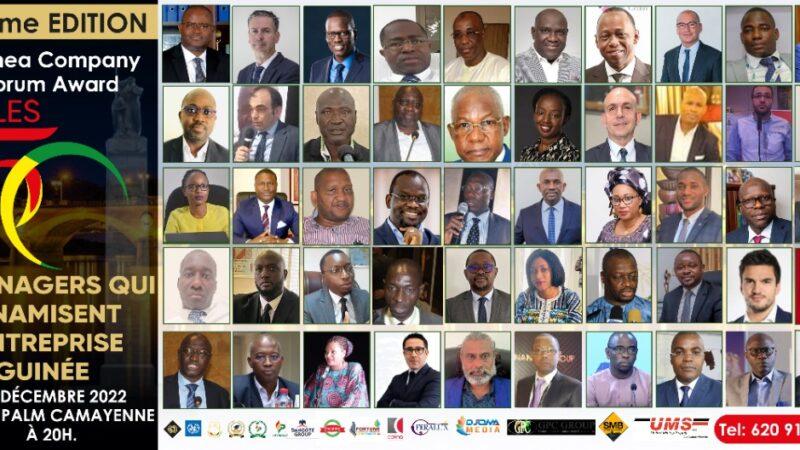 COMMUNIQUE DE PRESSE DU GALA DE DISTINCTION DES 50 MANAGERS QUI DYNAMISENT L’ENTREPRISE EN GUINEE.