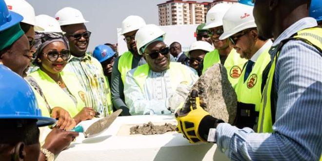 Guinée : Pose de la première pierre des travaux de construction du parc des citoyens de Conakry