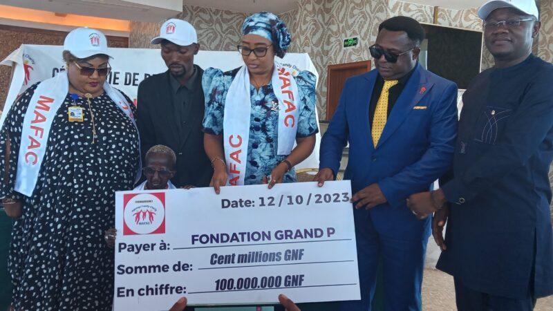 Humanitaire : la Fondation MAFAC fait un don de 100. 000.000 GNF à la Fondation Grand P.