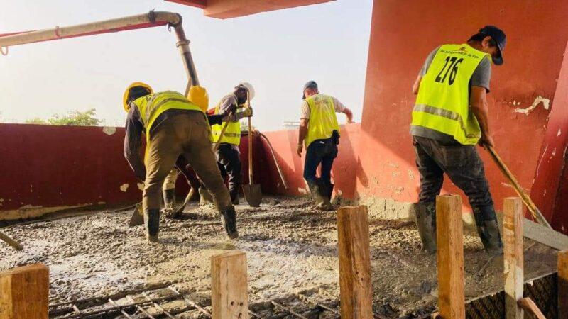 Infrastructure / Coulage de béton Acte-2 : Avancée majeure dans la révolution du Stade 28 Septembre par le Groupe Guicopress.