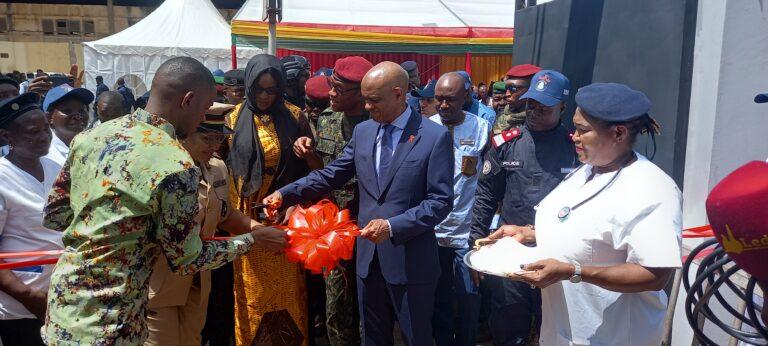 Kaloum: inauguration du centre de santé de la police et de la protection civile rénové 