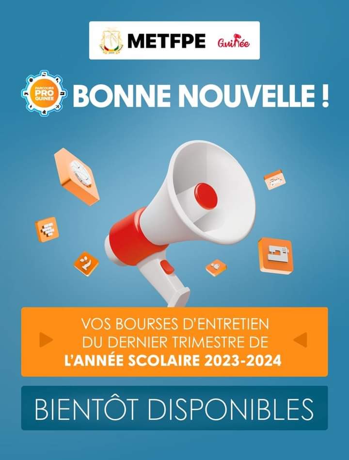 Guinée: le ministère de l’Enseignement Technique et la Formation Professionnelle annonce l’ouverture d’une plateforme  » PARCOU  »