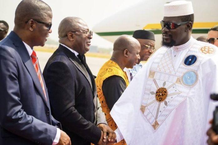 Dr David Makongo  panafricain engagé et incontournable, accueille les chefs d’État africains à l’aéroport international du Ghana lors de la cérémonie de prestation de serment du président John Mahama !