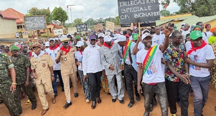 Yomou célèbre les acquis du CNRD: une forte mobilisation populaire sous le parrainage de Dr Labila Sagno