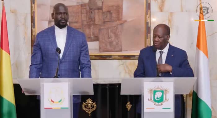 Alassane Ouattara appelle à “l’apaisement en Guinée” pour un retour à l’ordre constitutionnel