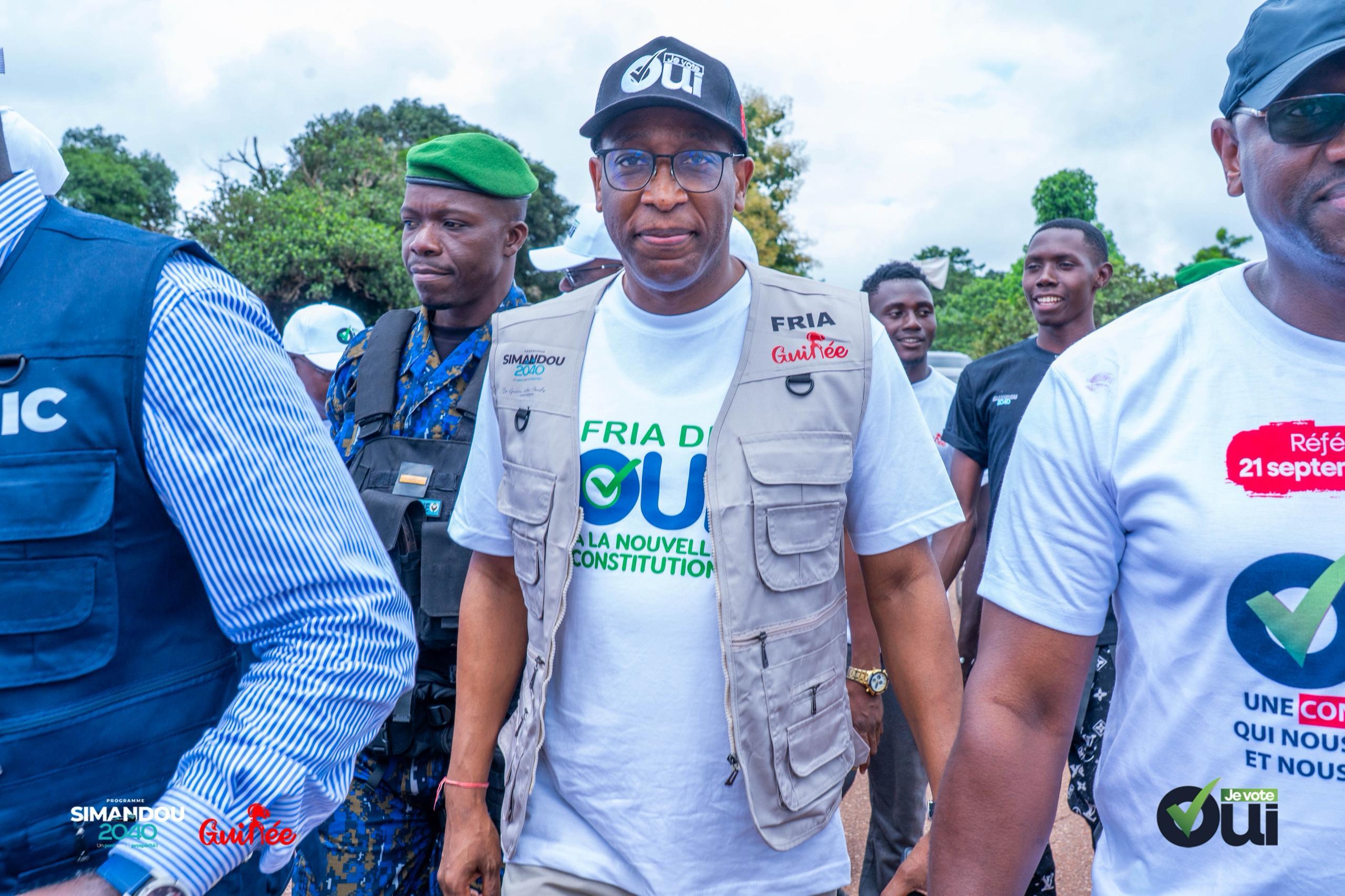 FRIA : Bakary Sylla mobilise les populations à  voter pour le OUI