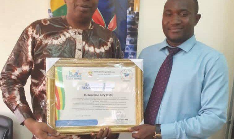 Entrepreneuriat étudiant en Guinée : Ibrahima Sory Cissé salué pour son soutien au tout premier CUEG à Conakry
