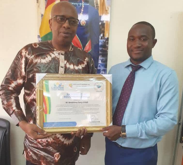 Entrepreneuriat étudiant en Guinée : Ibrahima Sory Cissé salué pour son soutien au tout premier CUEG à Conakry