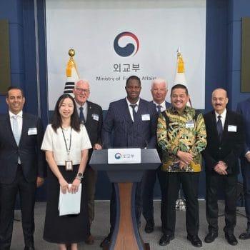 SÉOUL: Une rencontre diplomatique au Ministère des Affaires Étrangères de la République de Corée.